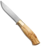 Brusletto Knives Røy Fixed Blade Knife Birch Wood (4.625" Bead Blast) Norway