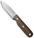 LT Wright Knives Bushcrafter Scandi Fixed Blade Knife Micarta (4" Satin)