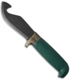 Marttiini Gut Hook Skinner Green Fixed Blade Knife (4.25" Mirror) 378014T