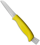 Marttiini Mushroom Knife Yellow Fixed Blade Knife (2.75" Mirror) 709012