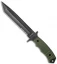 Boker Magnum Merc Fixed Blade Knife Green G-10 (7" Smokewash Serr) 02SC257