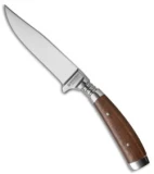 Boker Gobec Integral Nicker Fixed Blade Knife Ebony (4" Mirror) 120432