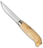 Marttiini Knives Lynx 121 Curly Birch Fixed Blade Knife (3.5" Mirror) 121010