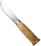 Marttiini Lapinleuku Fixed Blade Knife Curly Birch (Mirror Plain) 230