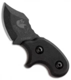 SLYSTEEL Final Option Blade Neck Knife (1.75" Black) FOB