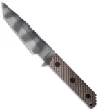 Strider VB-SS Tanto Knife Gunner Grip Coyote G-10 (5.5" Tiger Stripe)