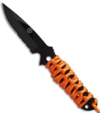 UST Paraknife FS 3.0 Fixed Blade Knife Orange (3.25" Black Serr)