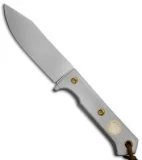 Wallace Edged Tools FS II Fixed Blade Knife Gray G-10 (4.5" Satin)