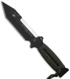 TOPS Knives Screaming Eagle Tanto Point Knife Paracord (5.625" Black) SE6020-PBT
