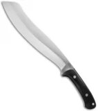 Bark River Knives Parang Knife Black Canvas Micarta (11.75" Satin)