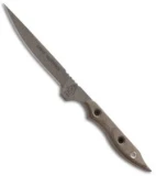 TOPS Knives Lion's Toothpick Fixed Blade Knife (4" Tactical Stone) TOOTH-01