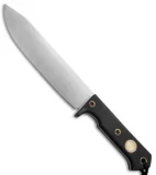 Wallace Edged Tools FS III Fixed Blade Knife Black G-10 (6.75" Satin)