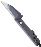 Amsler Knives Mini Slik Pikal Knife Titanium (2" Dark Blue)