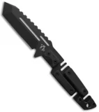 Mantis Tactical Chaos 2 Fixed Blade Knife (4" Black Plain) MF-4cm