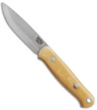 Bark River Bushcrafter Knife Jimped / Antique Ivory Micarta (3.875" Satin)