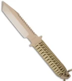 Strider BT Fixed Blade Knife Coyote Paracord (6.25" Tan)