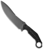 Olamic Cutlery Fox Knives BattleChef Fixed Blade Knife (7" Black)