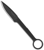 Crawford Custom Hangnail Titanium Neck Knife (2.5" Black)