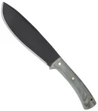 CTK Solobolo Fixed Blade Knife Micarta (8" Black) CTK234-8HC