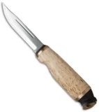 Marttiini Owl Knife Fixed Blade Knife Curly Birch (4.375" Mirror)