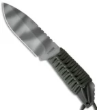 Strider MFS Fixed Blade Knife OD Cord Wrap (4.125" Tiger Stripe)
