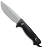 Treeman Knives Recon Hunter Fixed Blade Knife Brown Micarta (4.375" Mag Silver)