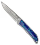 Mcusta MC-65D Malachite Fixed Blade Knife (3.5" Damascus) Seki Japan