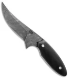 Olamic Cutlery Persian Neck Knife Black G10 (2.75" Damascus)