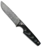 Olamic Cutlery Experimental Design Fixed Blade Black G-10 (5.25" Damascus) 535