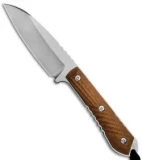 Chris Reeve Nyala Insingo Fixed Blade Knife Brown Micarta (3.75" Stonewash)