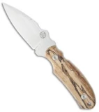 Nemesis Custom Jeff Hall Arch Ally Fixed Blade Spalted Maple (2.75" Satin) NK-6