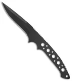 Crawford Custom Perfigo Fixed Blade Neck Knife (3.25" Black)