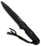Kizlyar Supreme Knives Legion Fixed Blade Knife Black G10 (5.75" Black) KK0021