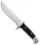 Buck Frontiersman Fixed Blade Knife Black Micarta (6.25" Satin) 0124BKSLE