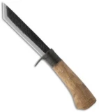 Kanetsune Knives Kage Knife Oak Handle Damascus Tanto Knife KB-215