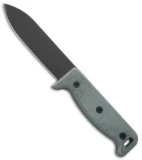 Ontario Blackbird SK-5 Survival Fixed Blade Knife Micarta (5" Black)