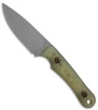 Gavko Custom Knives EDC Neck Knife Crater Jade G10 (3.25" N690)