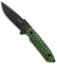 Pro-Tech Rockeye Fixed Blade Knife Black/Neon Green G10