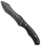 Olamic Cutlery RN45 Fixed Blade Knife Carbon Fiber (5" Damascus) 1685