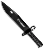 Smith & Wesson Special OPS SW2B M-9 Bayonet Challenger Knife (Black Plain)