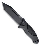 Hogue Knives EX-F02 Tanto Fixed Blade Knife Black (4.5" Black A2) 35240