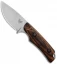 Benchmade Hidden Canyon Hunter Knife Wood Fixed Blade (2.67" Stonewash) 15016-2