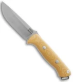Bark River Knives Bravo 1 Knife Antique Ivory Micarta Fixed Blade (4.25" S35VN)