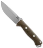 Bark River Knives Bravo 1 Knife Green Micarta Fixed Blade (4.25" S35VN)