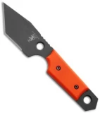 Sam Eddleman Tanto Dashi Gen 2 Neck Knife Orange G-10 (2" Acid Wash)