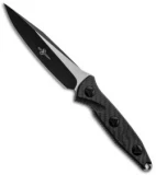 Marfione Custom Socom Alpha Clip Point Fixed Blade Carbon Fiber (5" Black)