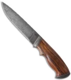 Olamic Cutlery Suna Knife Desert Ironwood (5.25" Damascus) 1909