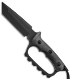 Treeman Knives Ultra Phalanx D-Guard Knife Black Micarta (7.5" Black)