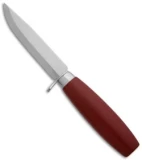 Morakniv Classic Red 612 Knife (4.125" Satin Plain) Plain