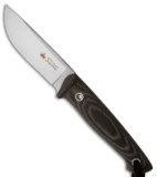 Kizlyar Supreme Knives Nikki AUS-8 Fixed Blade Knife (3.5" Satin Plain)